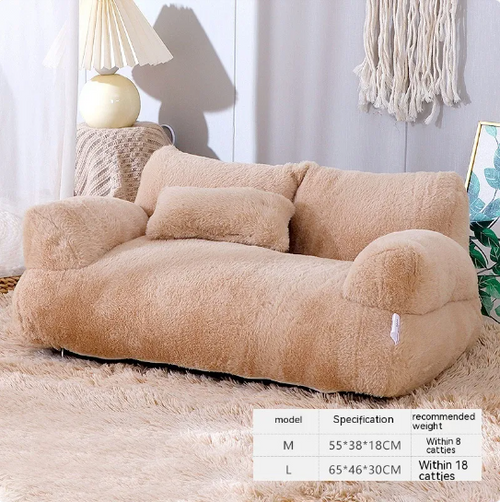 Cama de Luxo de Pelúcia para Gatos