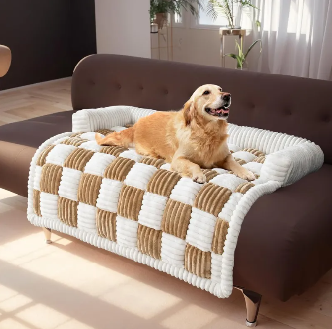 Cama de Pelúcia Quente para Animais