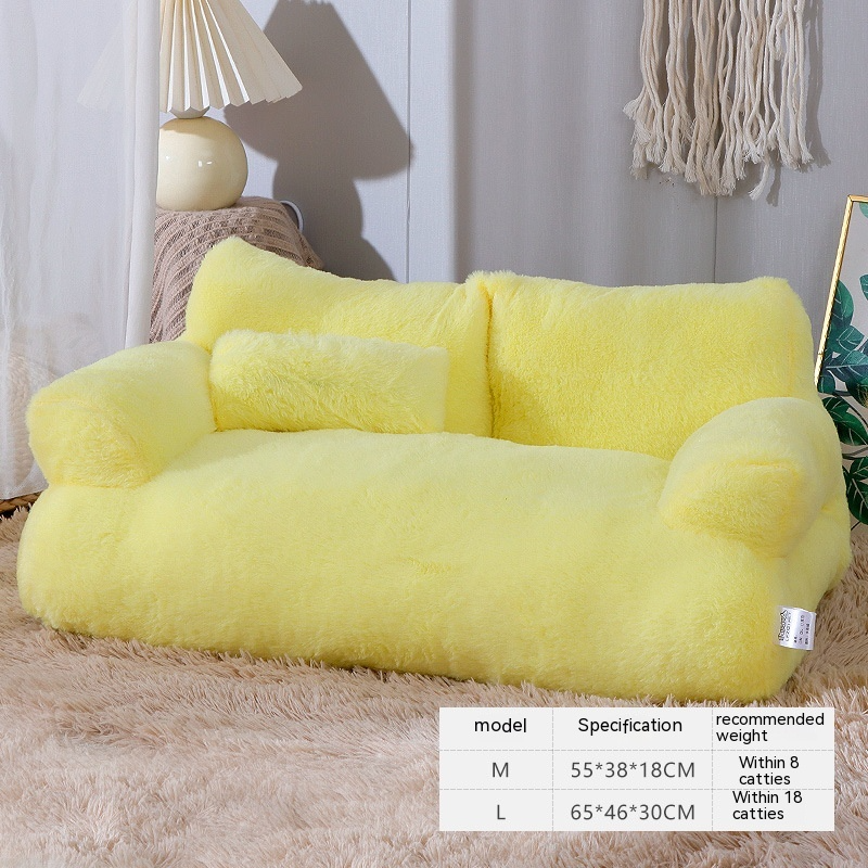 Cama de Luxo de Pelúcia para Gatos
