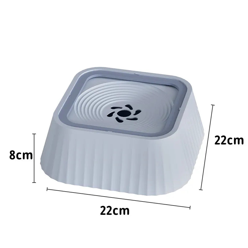 Tigela de Água Flutuante Anti-Salpicos