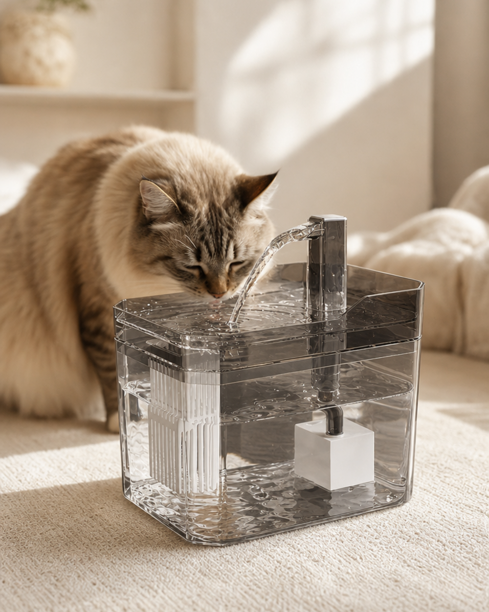Bebedouro Automático Silencioso para Gatos e Cães | BuddyPet